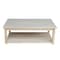 International Concepts Rectangle Solano Coffee Table, 42 W, 25 L, 18 in H, Wood, Unfinished OT-6C - alternate 2